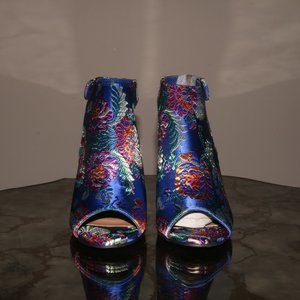BAMBOO Paisley Blue Booties